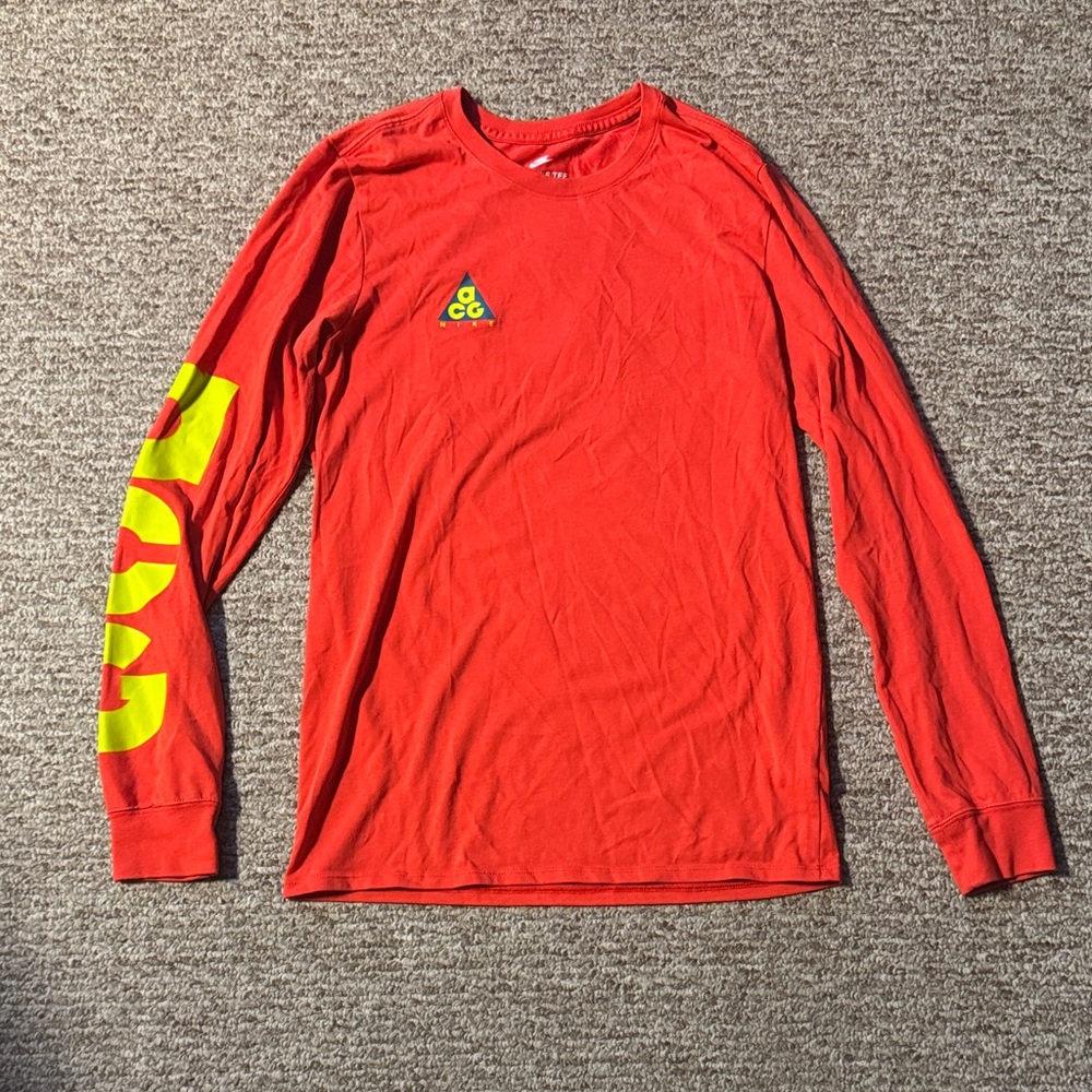 Nike ACG Red Long Sleeve
